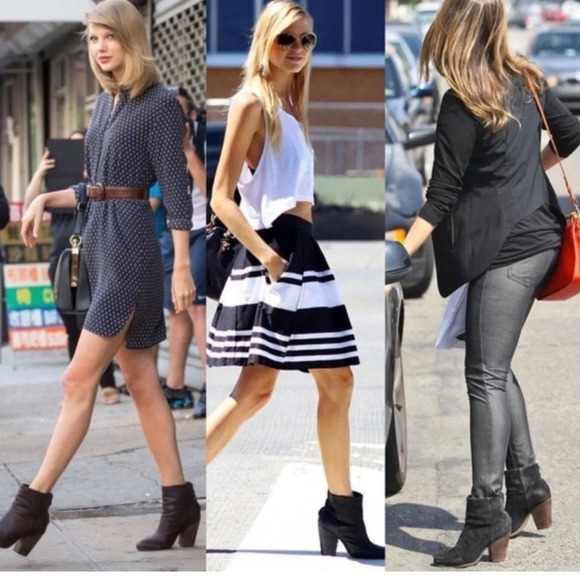 Rag & Bone Women's Olive green Classic Newbury Booties - Picture 8 of 9